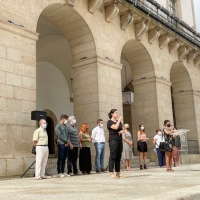 Minuto de silencio y campaña de sensibilización contra la violencia machista en Cáceres