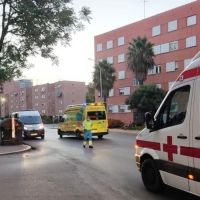 Trasladado al Universitario tras sufrir un accidente en Badajoz