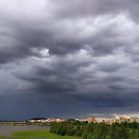 Alerta por tormenta y rachas de viento para este martes en Extremadura