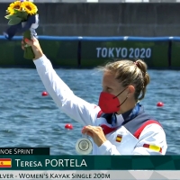 Eterna Teresa Portela con 39 años, plata y 8ª medalla para España