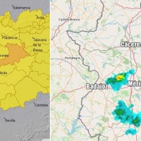 Las tormentas están siendo fuertes en Montánchez y Villuercas - Ibores