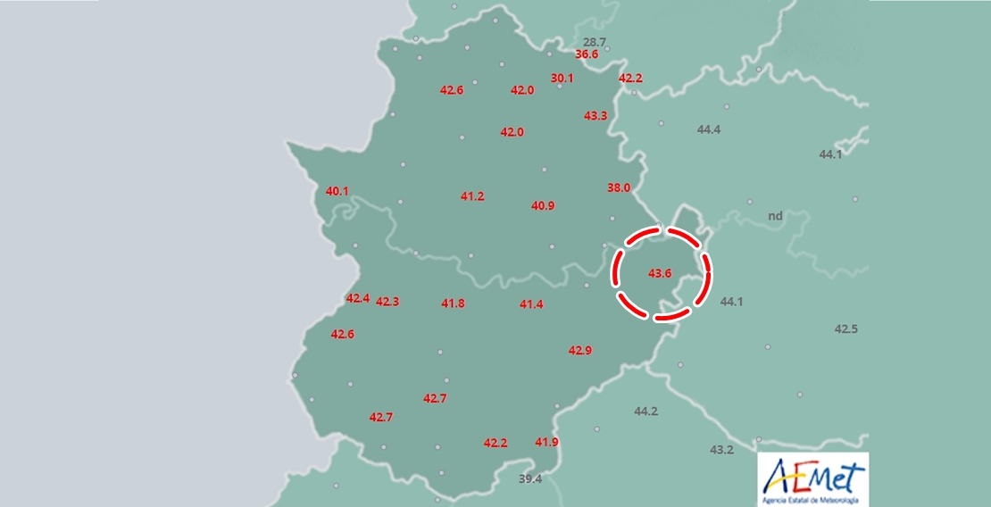 Ola de Calor: Herrera del Duque registra la temperatura máxima de Extremadura