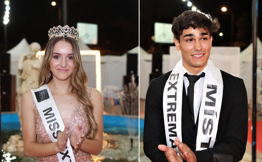 Isabel y Ventura, extremeños miss y míster embajadores de la moda