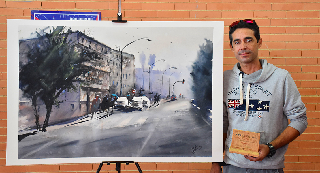 Entregados los premios del XVII Certamen de Pintura Rápida &#39;Godofredo Ortega Muñoz&#39;
