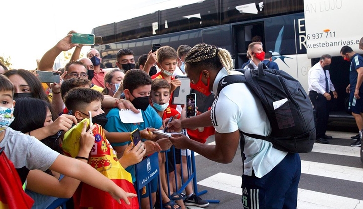 La Selección ya está en Badajoz para enfrentarse en partido clasificatorio a Georgia