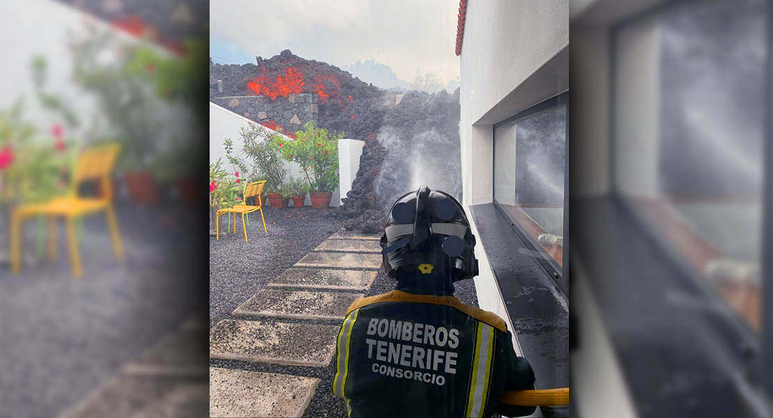 La lava entra en las casas y ya son más de 5.000 las personas evacuadas