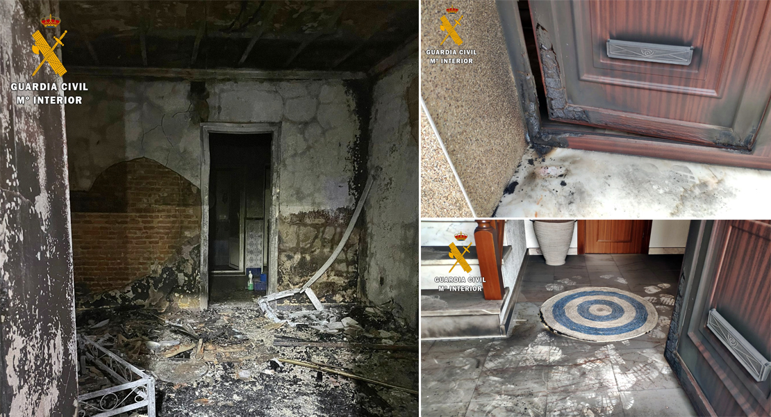 Detienen a los autores del incendio en la vivienda del Jefe de la Policía Local de Talavera la Real
