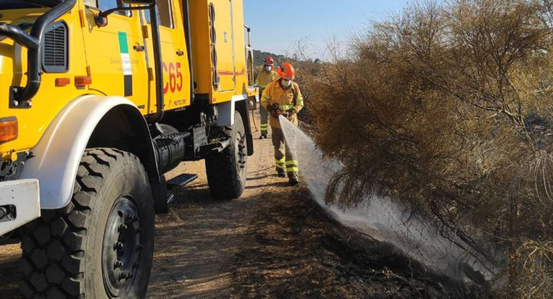 El riesgo de incendios volverá a Extremadura a finales de semana
