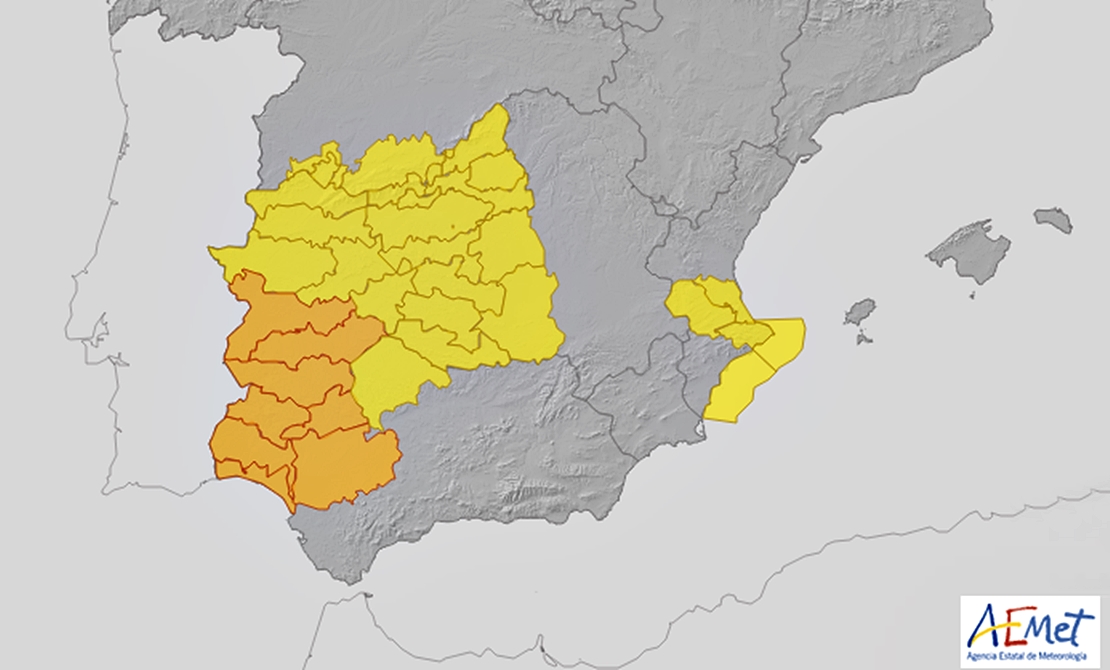 El 112 de amplia la alerta por lluvias y tormentas hasta el viernes