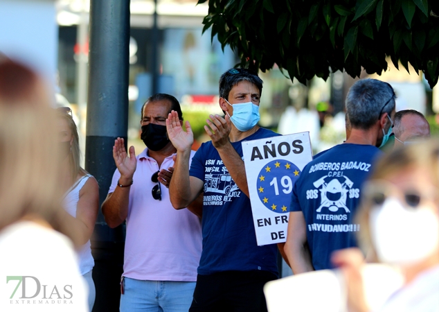 Manifestación por el descontento de los empleados públicos en abuso de la temporalidad