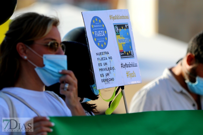 Manifestación por el descontento de los empleados públicos en abuso de la temporalidad