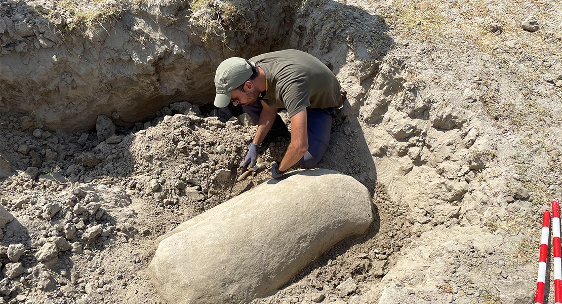 Recuperada una de las piezas arqueológicas más singulares del Embalse de Valdecañas