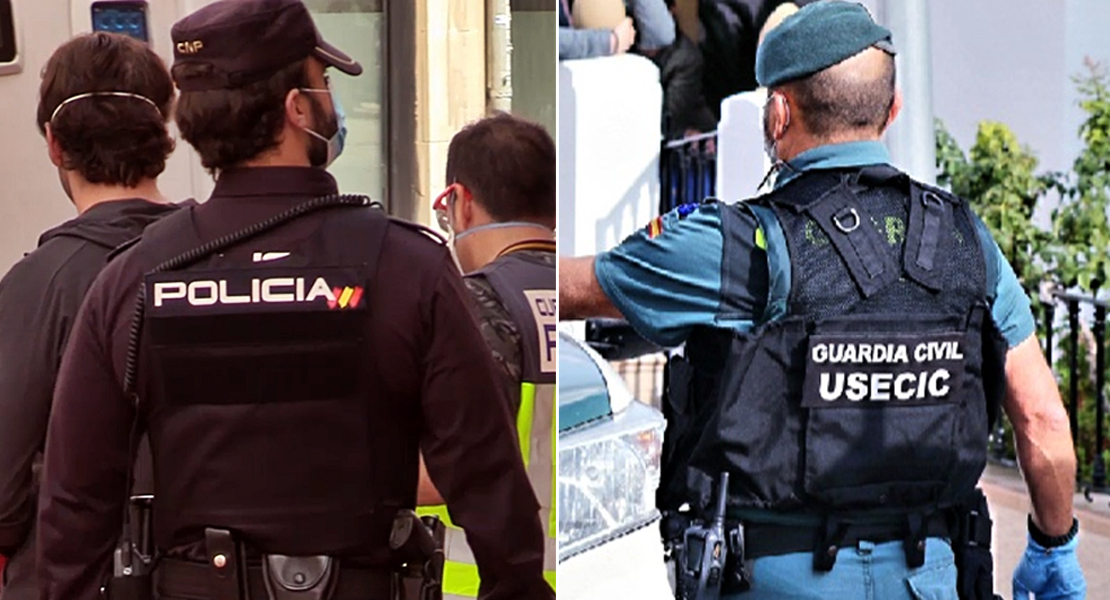 Policía Nacional y Guardia Civil actúan en una operación antidroga en Extremadura