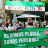 Manifestación por el descontento de los empleados públicos en abuso de la temporalidad