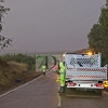 Estragos del temporal a su paso por Extremadura