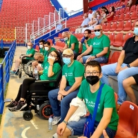 Familiares y afectados de ELA, invitados de lujo en el España - Rusia