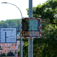 Estudian implantar un nuevo radar pedagógico en Badajoz