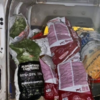 Interceptan una furgoneta cargada de marihuana tras una fuga en Los Guadalperales (Badajoz)