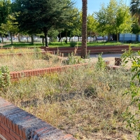 El PSOE denuncia que los parques de Suerte de Saavedra en Badajoz apenas se cuidan