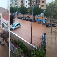 Almendralejo está siendo uno de los municipios más afectados por la lluvia