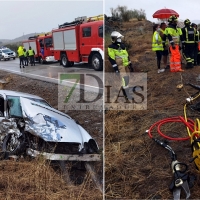 Cinco heridos en una colisión en Hornachos (Badajoz)