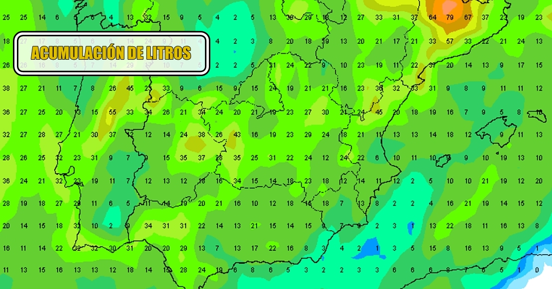 Se acercan lluvias y un descenso térmico importante a Extremadura