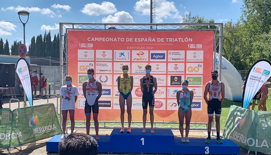 El extremeño Sergio Moreno se proclama subcampeón de España de Triatlón junior
