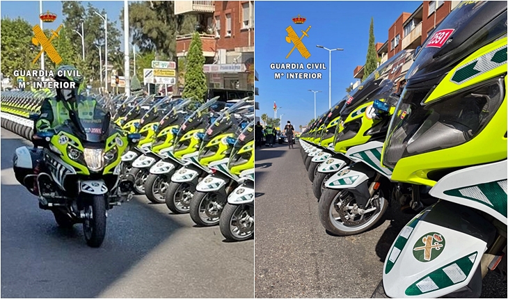 La Guardia Civil da consejos a los aficionados con motivo de la Vuelta Ciclista Extremadura