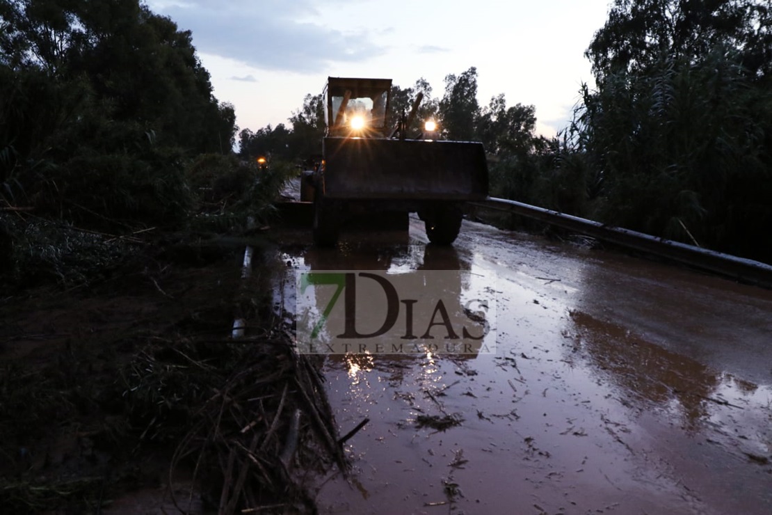 Estragos del temporal a su paso por Extremadura