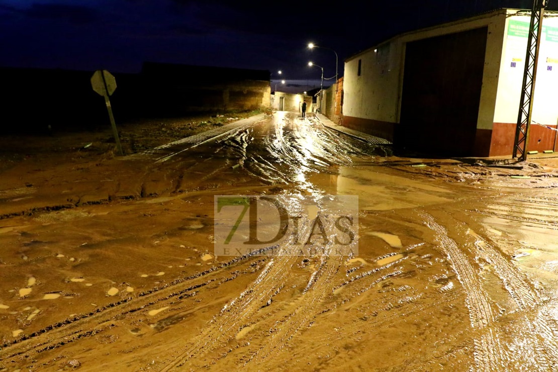 Estragos del temporal a su paso por Extremadura