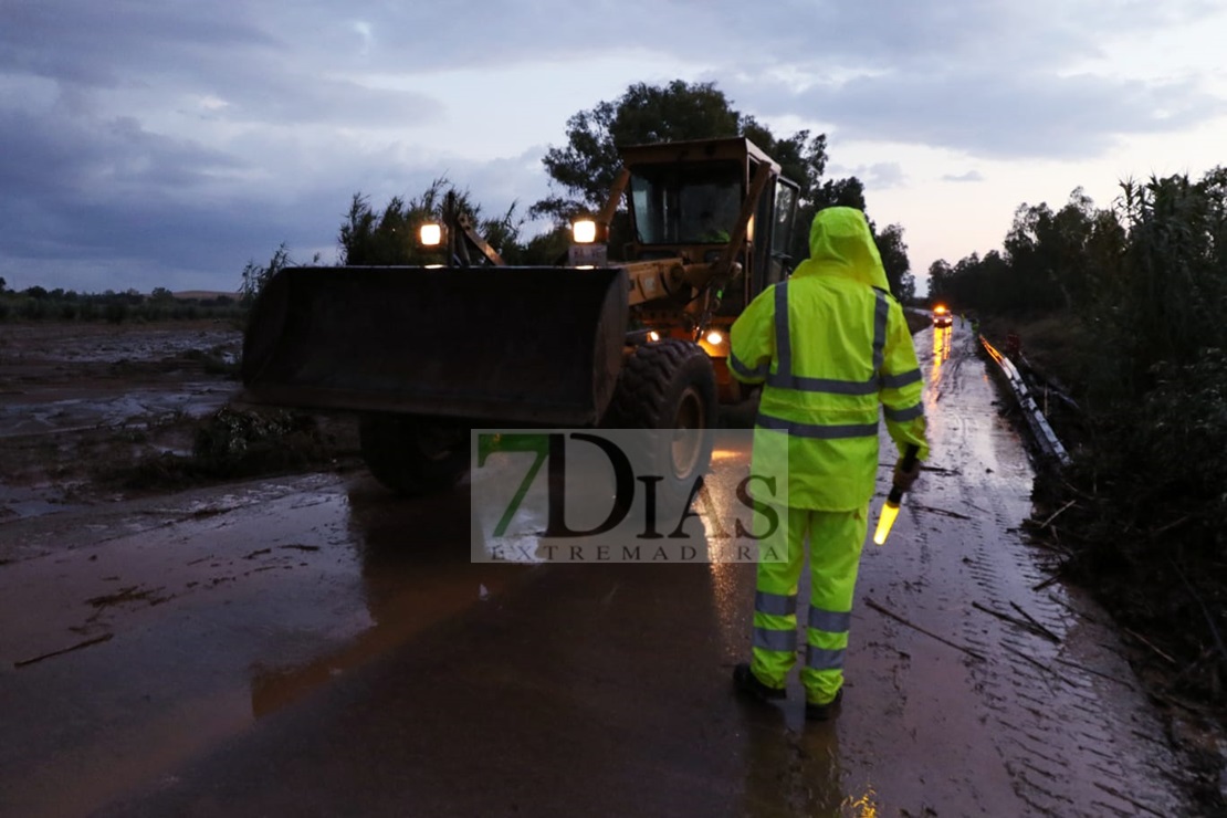 Estragos del temporal a su paso por Extremadura