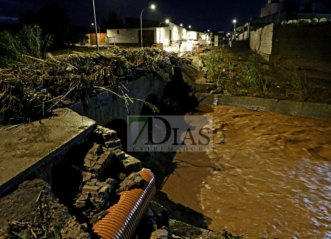 Estragos del temporal a su paso por Extremadura