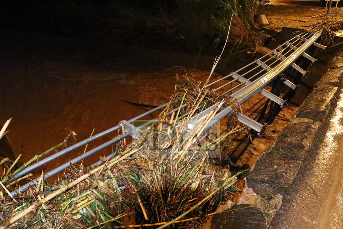 Estragos del temporal a su paso por Extremadura