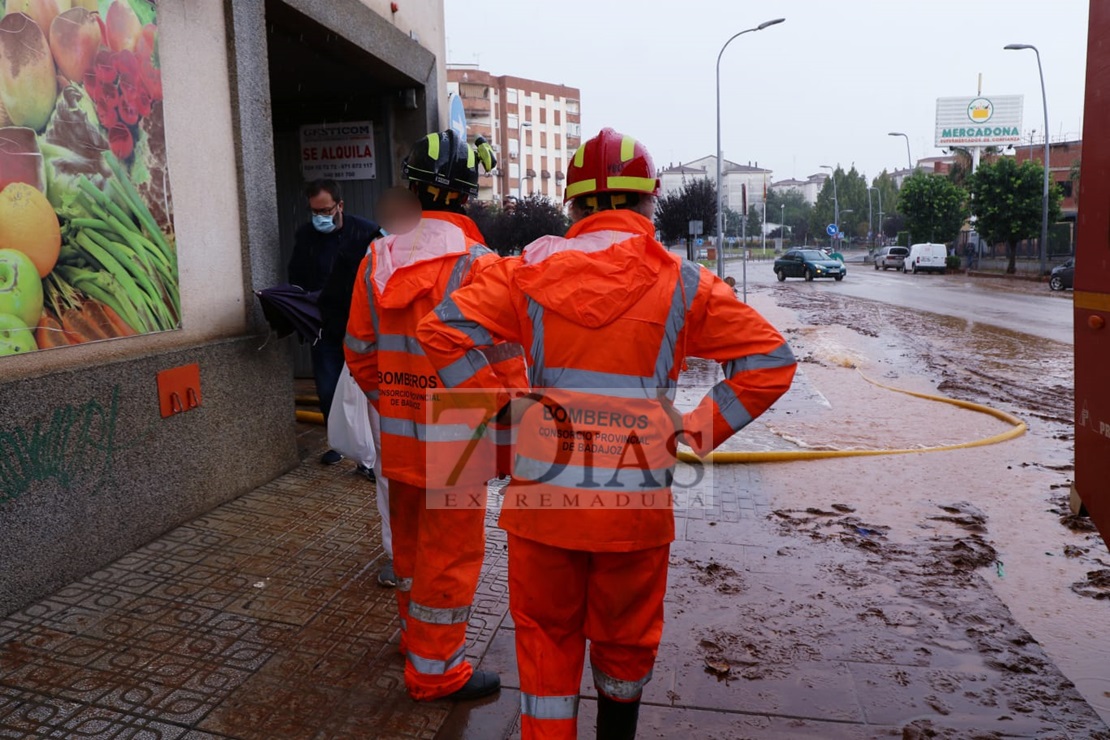 Estragos del temporal a su paso por Extremadura