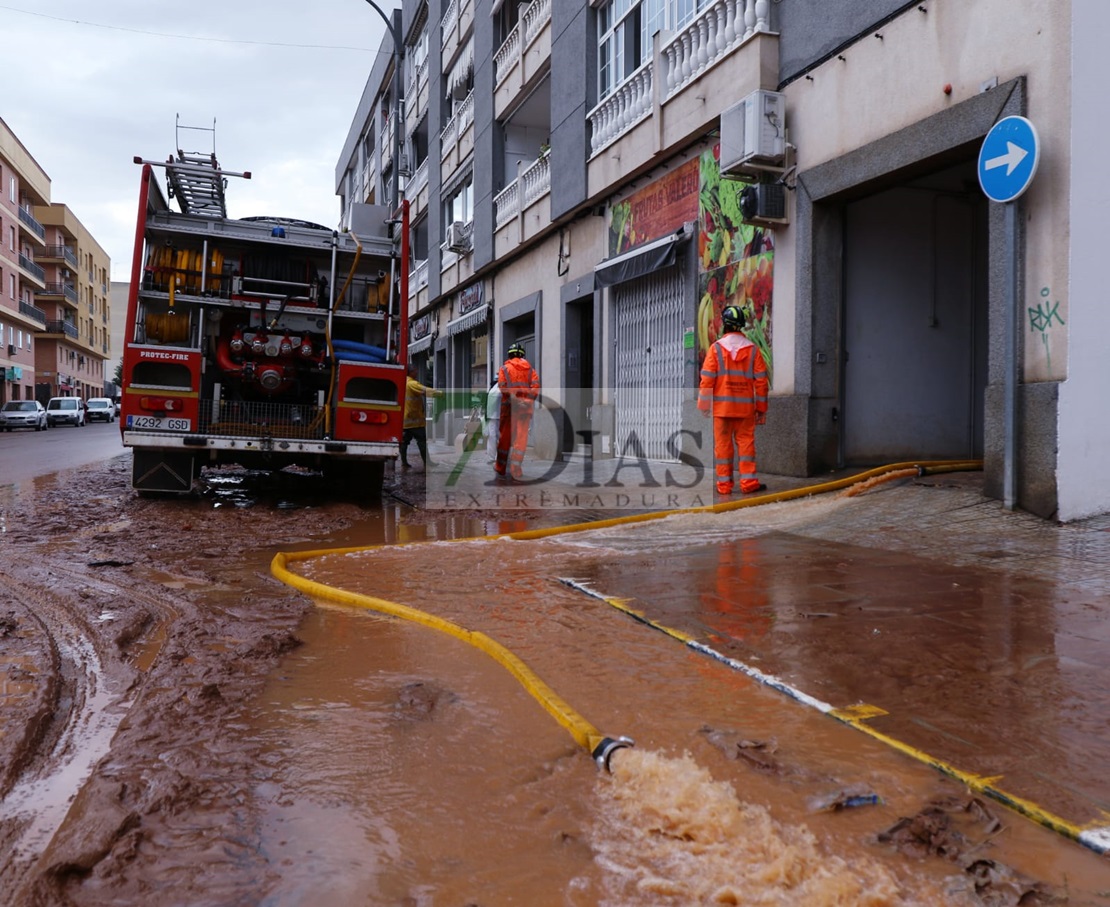 Estragos del temporal a su paso por Extremadura