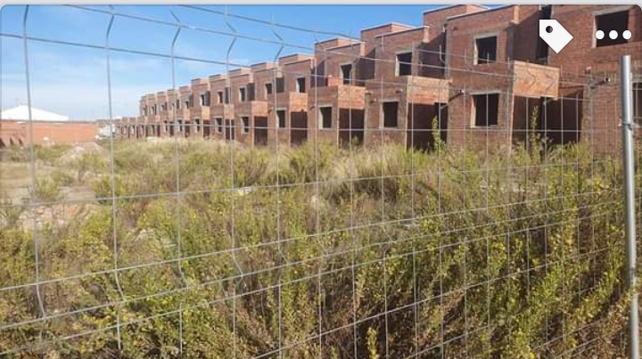 Las hierbas se comen las 31 viviendas de Villafranca de los Barros
