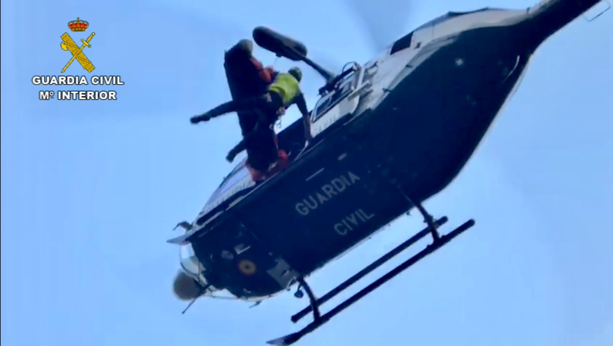 VÍDEO: Así ha sido el rescate de un hombre este fin de semana en Cáceres