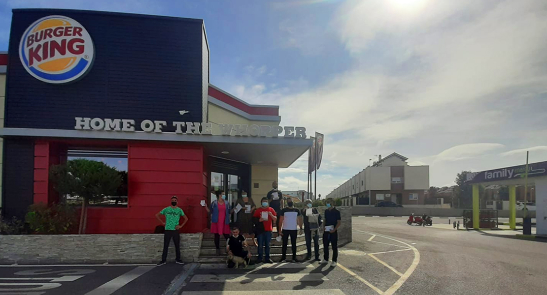 Los trabajadores de Burger King en Almendralejo denuncian acoso por parte de la empresa