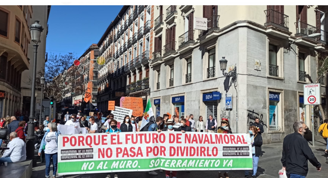 Manifestación en Madrid por el tren: “ Qué no nos tomen mas el pelo, pedimos una red convencional&quot;