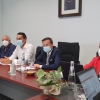 El equipo de gobierno perfila en Alange el presupuesto de la Diputación de Badajoz para el 2022