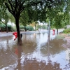 Los Bomberos de Badajoz realizan multitud de salidas tras las fuertes lluvias