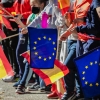 Angela Merkel recibe en Extremadura el premio Carlos V de la mano del rey Felipe VI