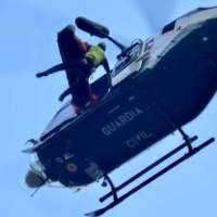 VÍDEO: Así ha sido el rescate de un hombre este fin de semana en Cáceres