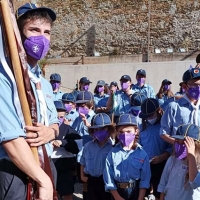 Guadalupe acoge el I encuentro de los Scouts católicos de Extremadura