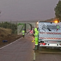Precaución: varias carreteras de la provincia de Badajoz cortadas por la lluvia