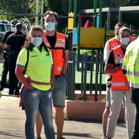 Concentración contra la retirada de ambulancias en pueblos extremeños