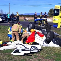 7 heridos (3 graves) en cuatro accidentes este viernes en Extremadura