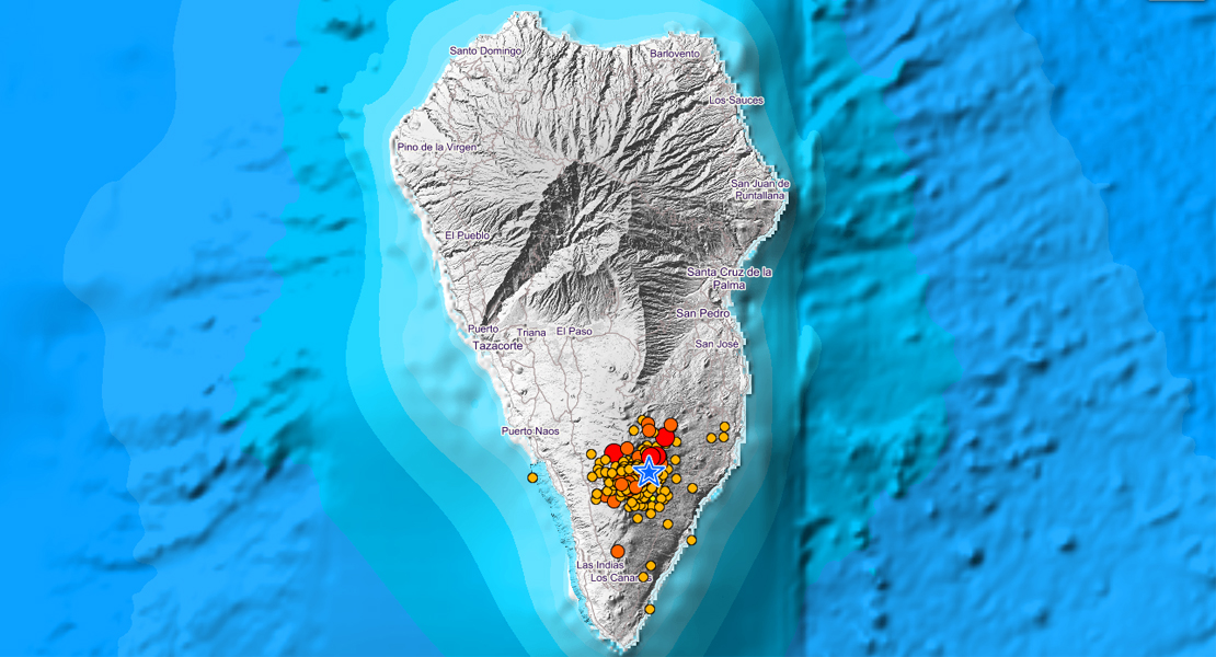 Terremoto de récord en La Palma: el de mayor magnitud desde el inicio de la erupción