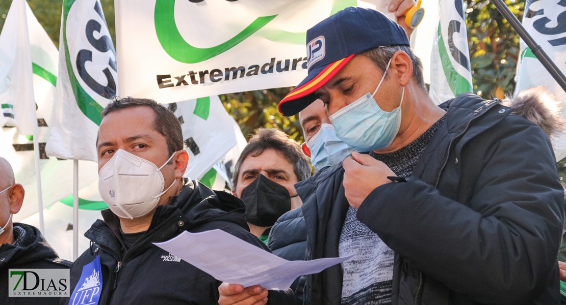 Manifestación contra la reforma de la Ley de Seguridad Ciudadana anunciada por el Gobierno en Badajoz