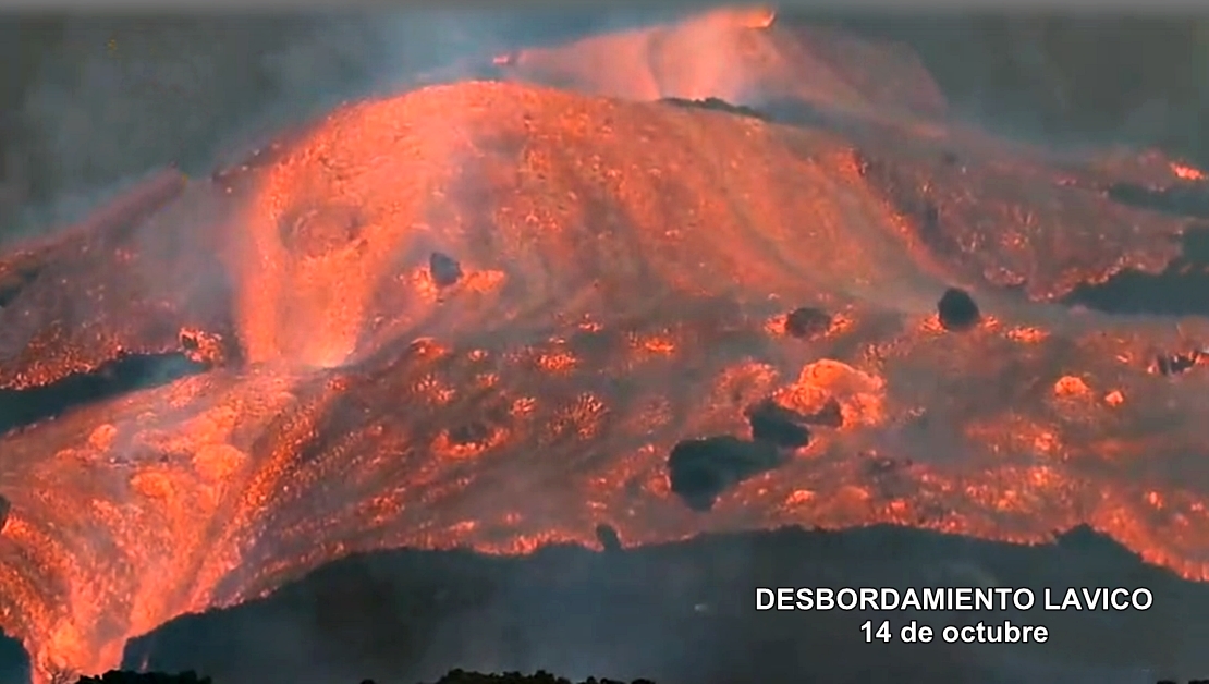 VOLCÁN: Nuevo derrame, mayor sismo y abombamiento del terreno